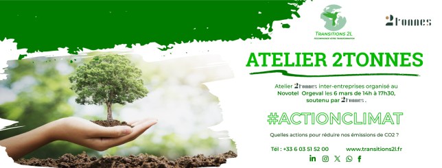 Atelier 2Tonnes inter-entreprises le 6 mars 2024 à&nbsp;Poissy